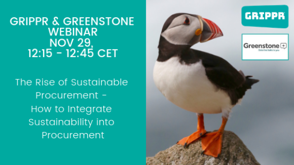 Webinar | Grippr | Greenstone: The rise of sustainable procurement